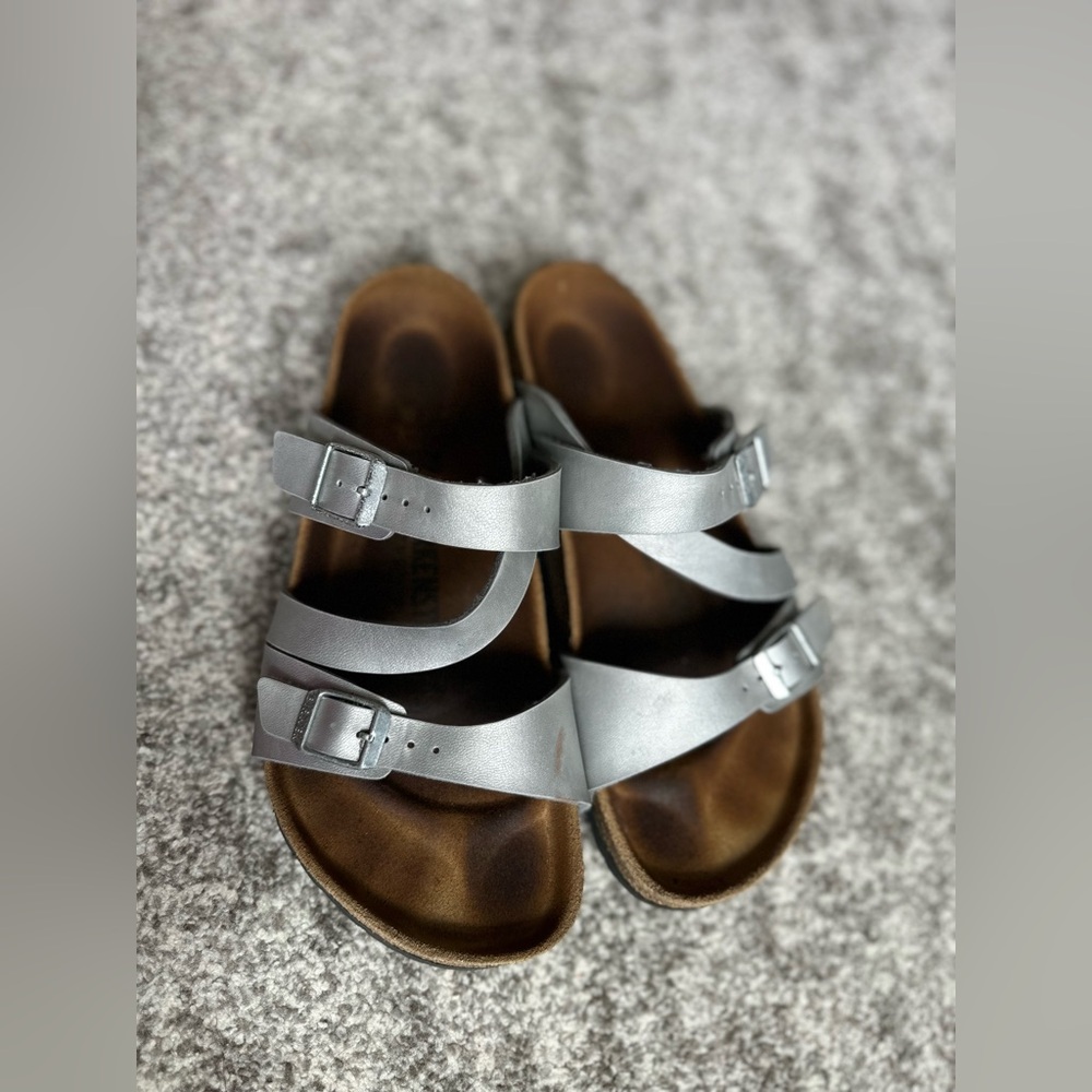Birkenstock Salina - Silver - Women's Sandal - size 8